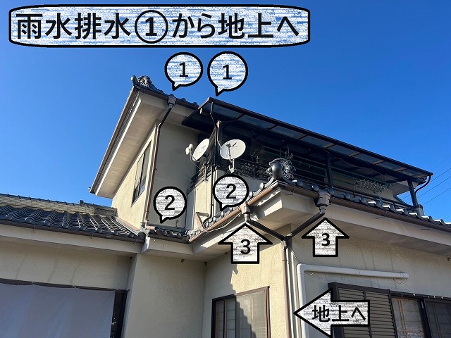 笛吹市　雨樋交換工事